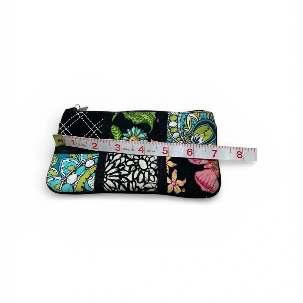 Vera Bradley Peacock Spectator Clutch Wallet Cosmetic Case